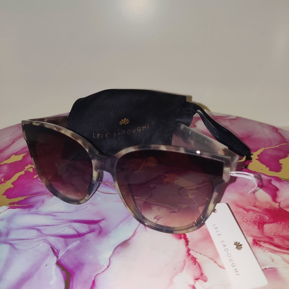 Lele Sadoughi Women´s Black Sunglasses